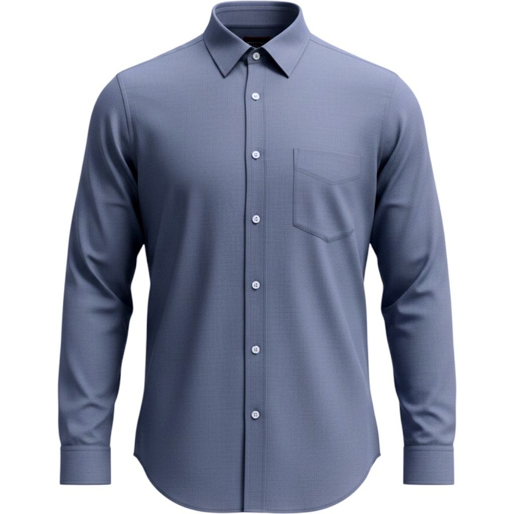 UNTUCKit Button Down Shirt Mens XL Blue Wrinkle Free Cotton Long Sleeve Pocket